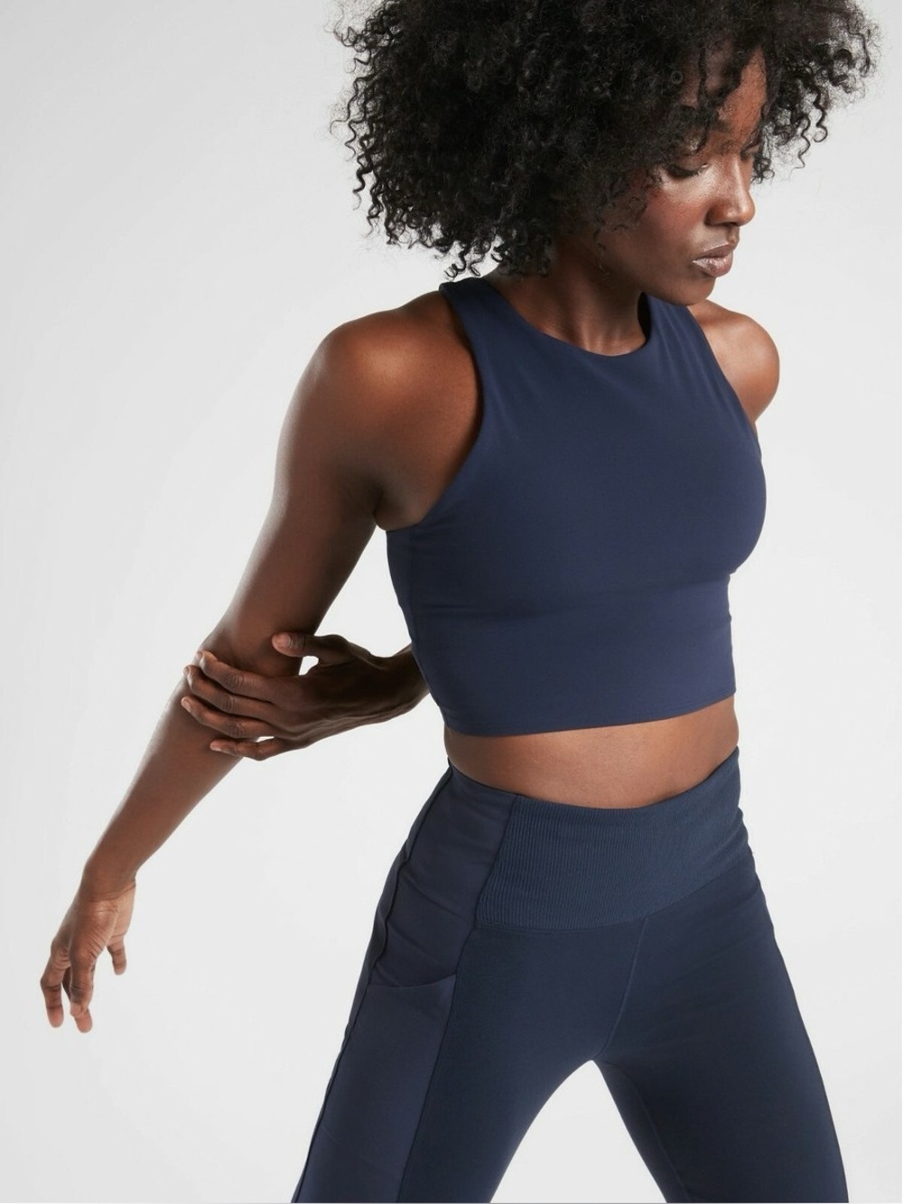 Athleta Conscious Crop Bra Top